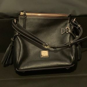D&B Pebble Grain Tassel Shoulder Bag